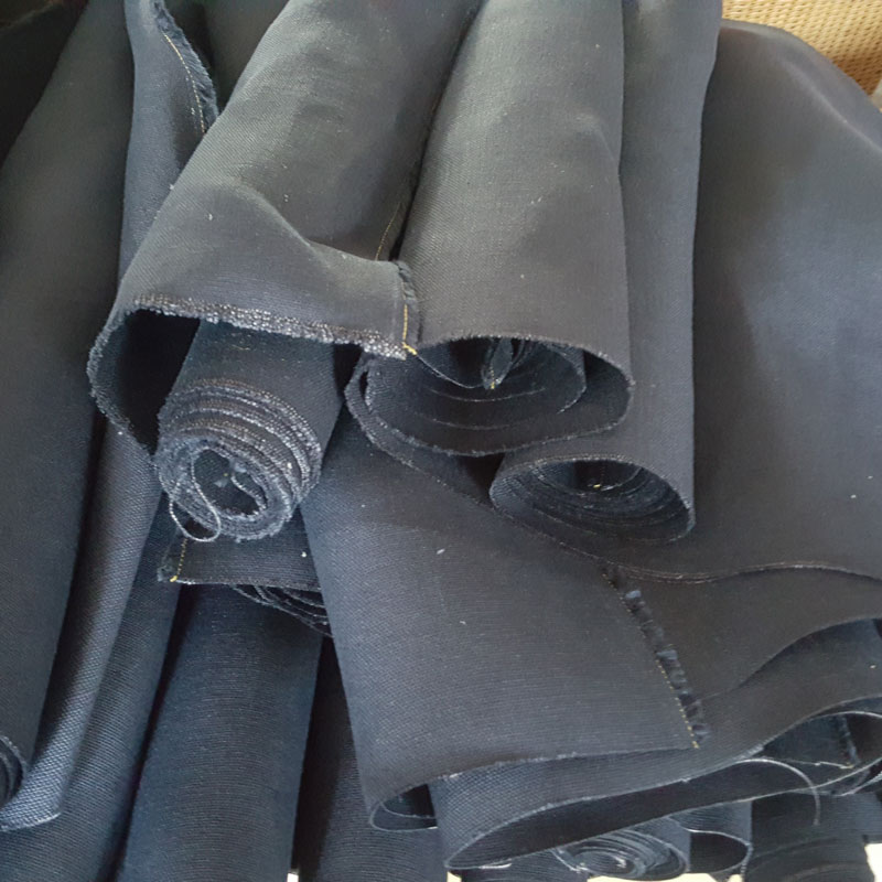 larg hemp rolles cut into smaller rolls