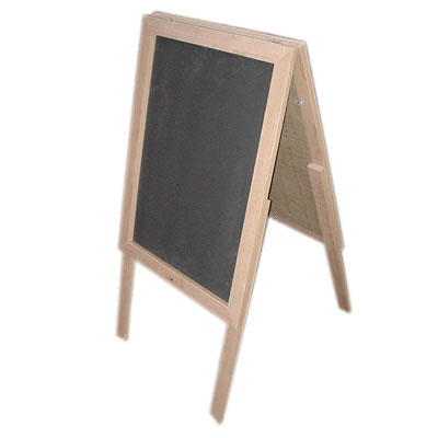 handmade wooden chalk board
