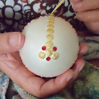 top of faberge easter egg