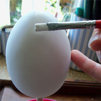 paint faberge easter egg