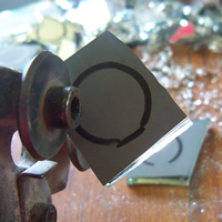 cut circle from mirror