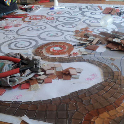 making initial mosaic