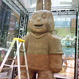 World record chocolate bunny