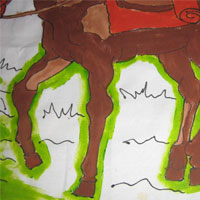 outline grass
