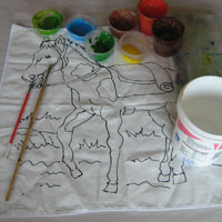 what you will need to make a felt butterfly 