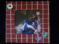 fabric picture frame