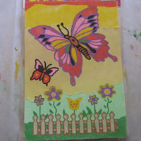 background sand art