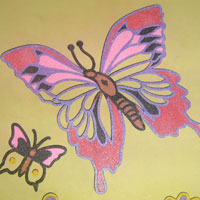 coloured sand art