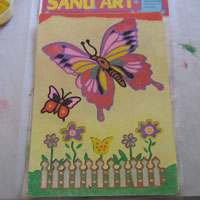 sand art background