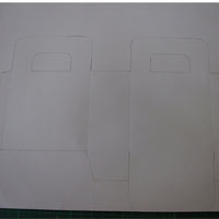 trace template onto paper