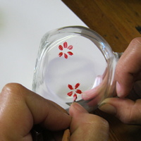 paint upcycled glass jar
