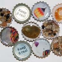 completed bottletop fridge magnets
