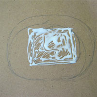 glue on masonite board