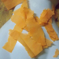 tear serviette strips