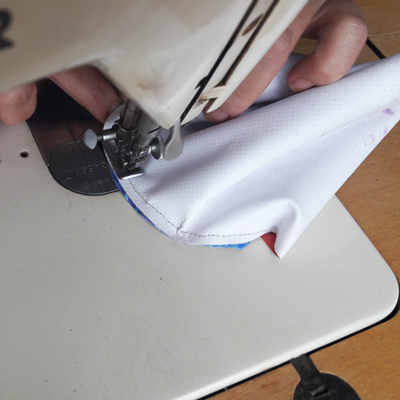 Pic sew the base and side together