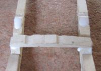 placement of first peg on back