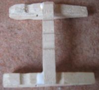 placmeent of peg for support