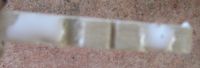 second placement of glue for seat
