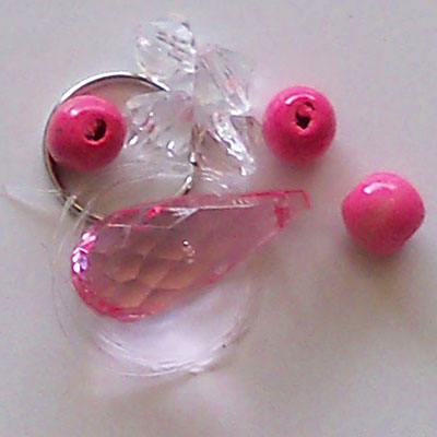 beaded keychain kids craft kit