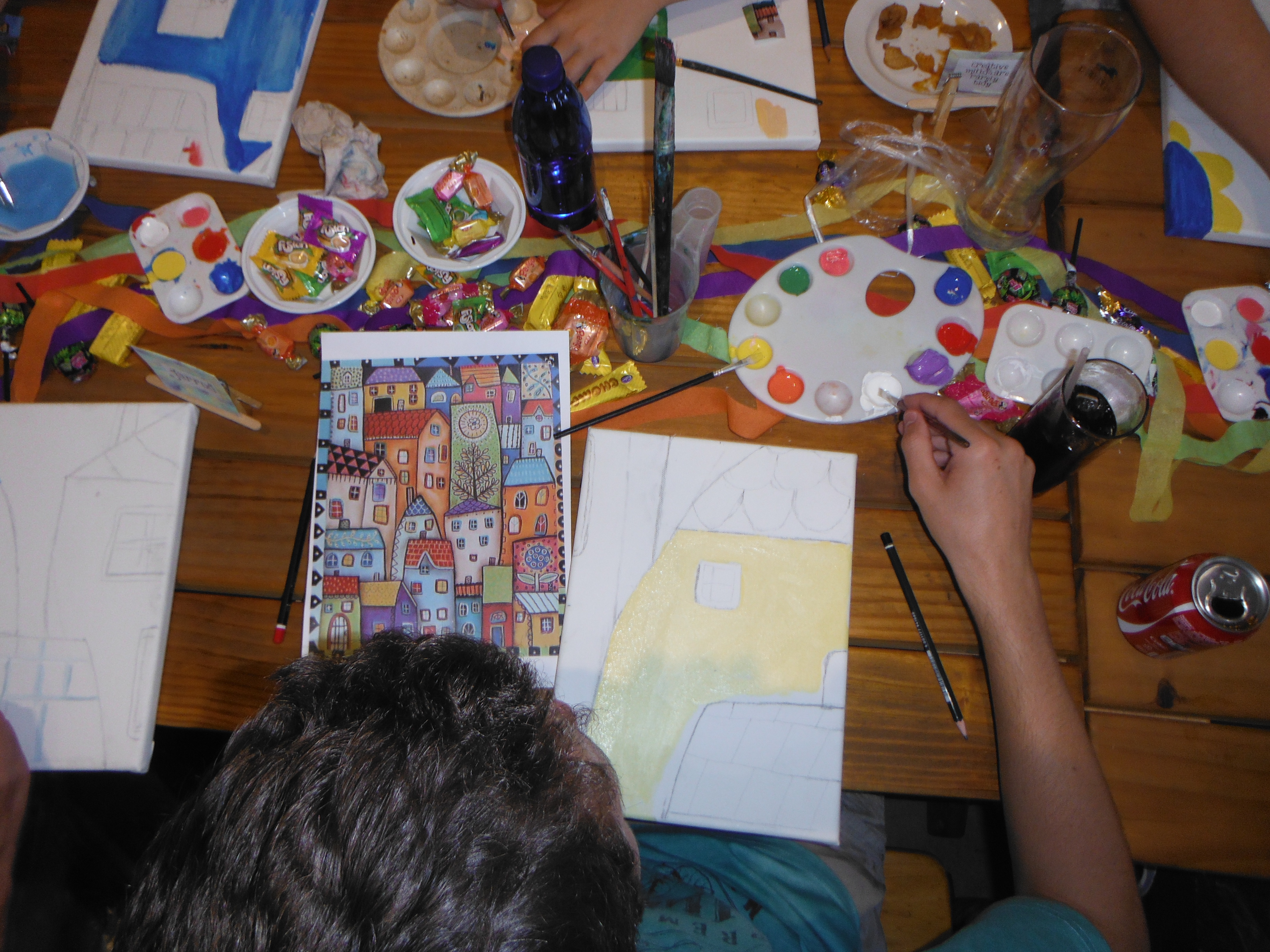21st birthday picasso painting party
