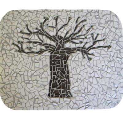 mosaic baobab tree placemat