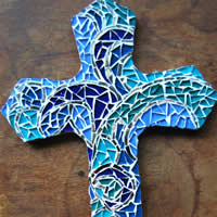 Mosaic Cross, Mosaic, Crafts, Crafty Corner