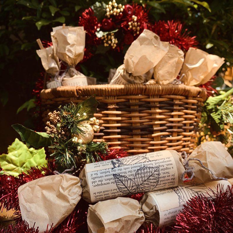 Upcycled Christmas Crackers from Waste