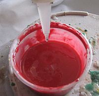 add catalyst to resin