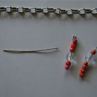 valentines beaded headpin