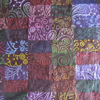 Picture of fabric painted cloth