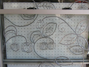 decra lead decorated window