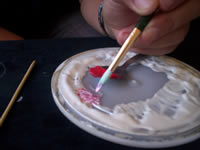 mix paint to required colour