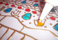 glass paint tree crafts