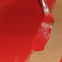 paint back of door name plaque