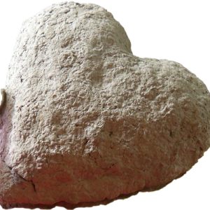 Paper mache heart