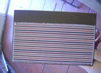 attache paper to card