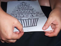 tape picture on acetate