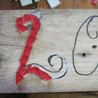 stick mosaic tiles onto glue