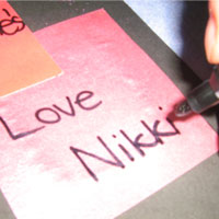 write valentines message