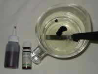 add food colour to the soap