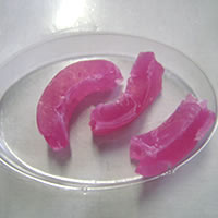 arrange decorations in mould