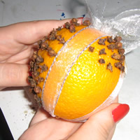 cover with cloves
