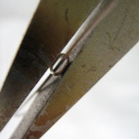 flatten crimp with pliers