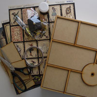 materials needed to make wizard of oz clock