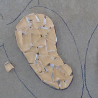 perfect outline of mosaic