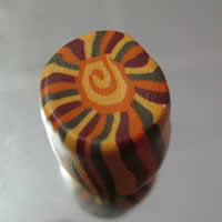 polymer clay bead