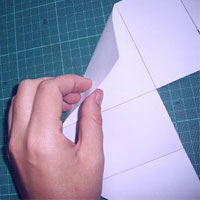 fold paper in half