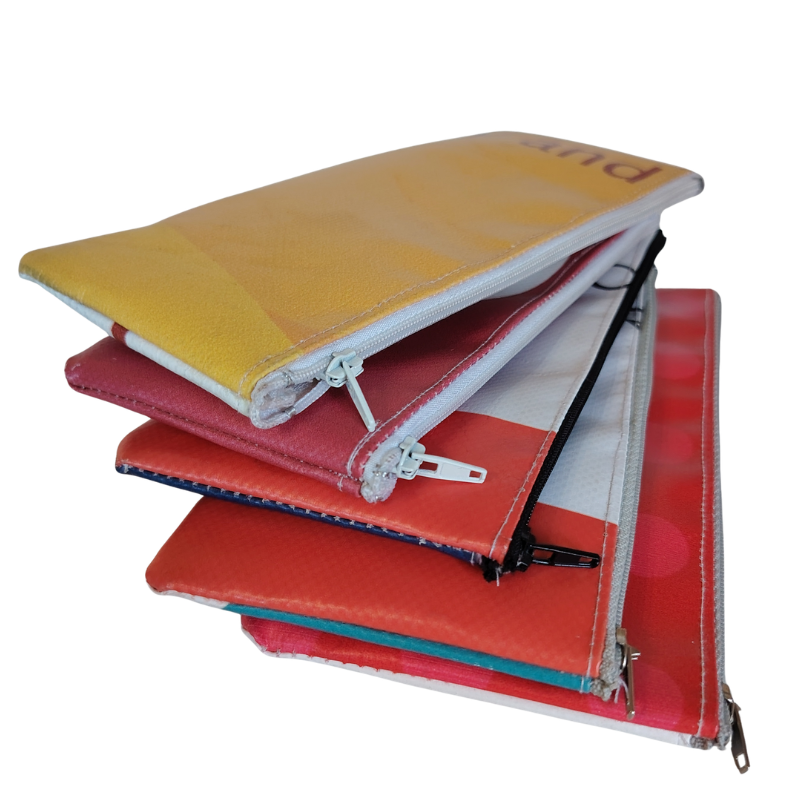 Eco Pencil Bag from Recycled Billboard Vinyl, SA Made