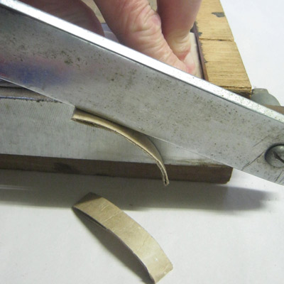 cut toilet rolls