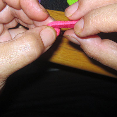felt heart key ring 18